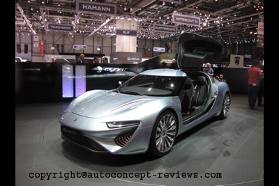 QUANT e-Sportlimousine Electric nanoFlowcell Prototype